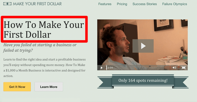 behave landing page example 2 - a/b testing to improve your cro