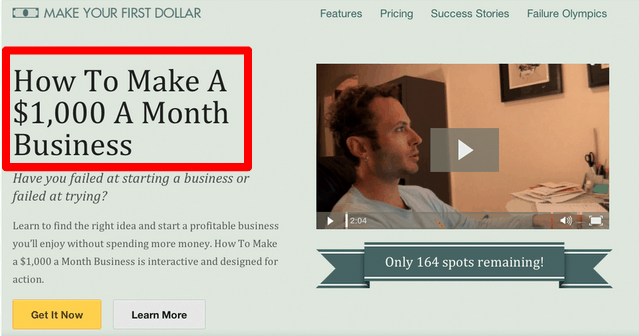 behave landing page example - a/b testing to improve your cro