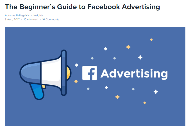 optimize the landing page with the image facebook ad