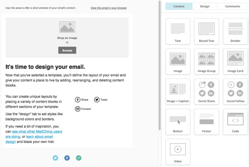 mailchimp - website traffic