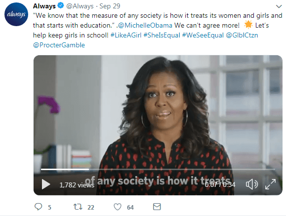 always twitter hashtag campaigns