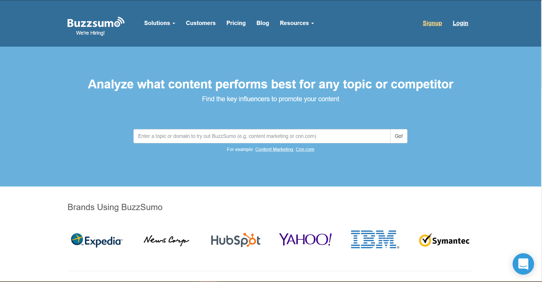 buzzsumo blogger outreach tools