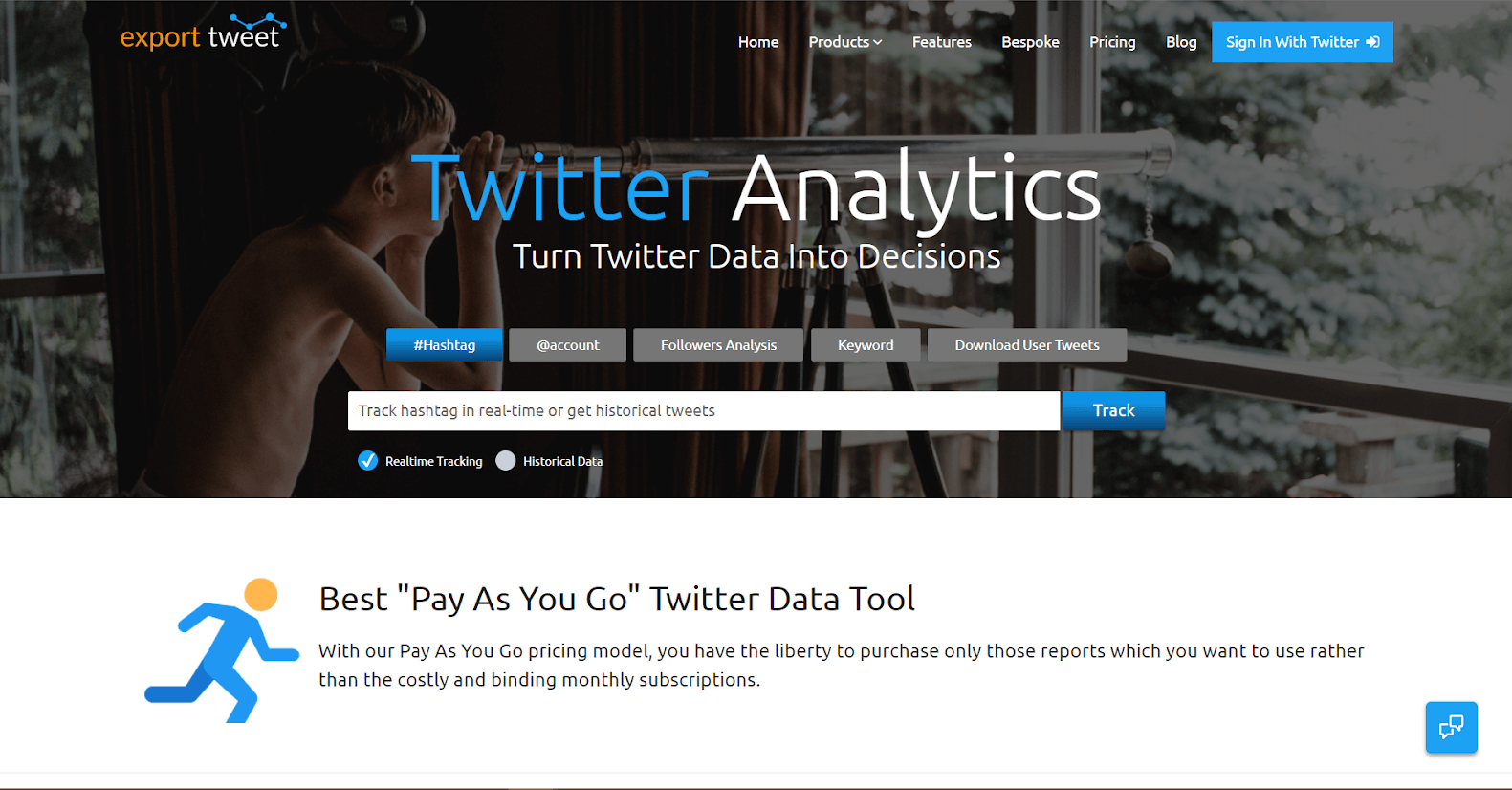 exporttweet hashtag tracking tools