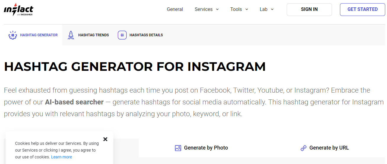 inflact hashtag tracking tools