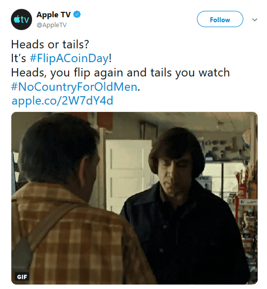 appletv twitter marketing with memes