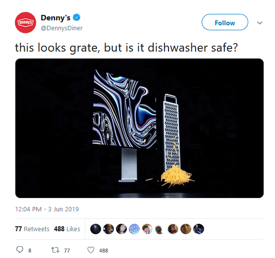 denny's twitter marketing with memes
