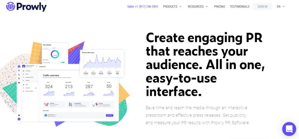 prowly pr software online pr tool