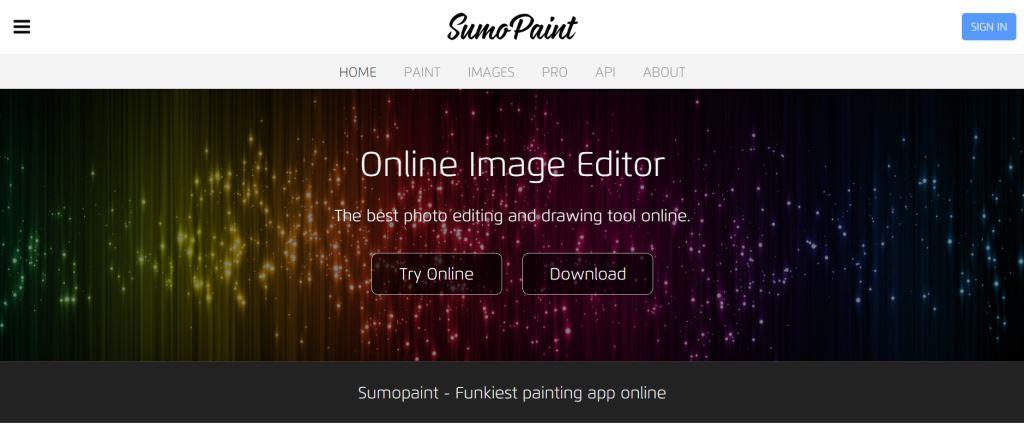 sumopaint best photo editing software