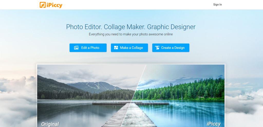 ipiccy best photo editing software