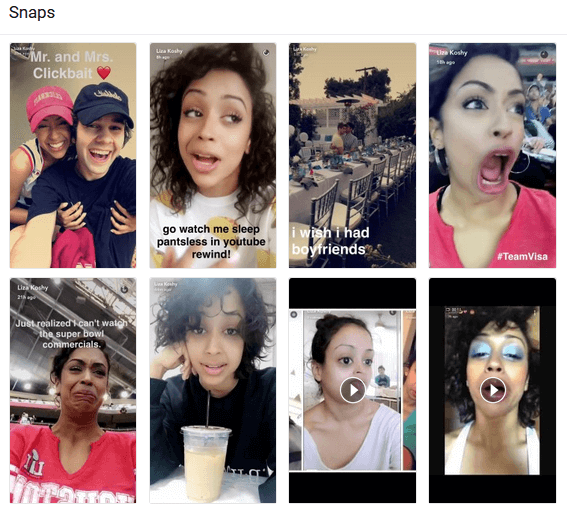 elizabeth koshy snapchat influencer