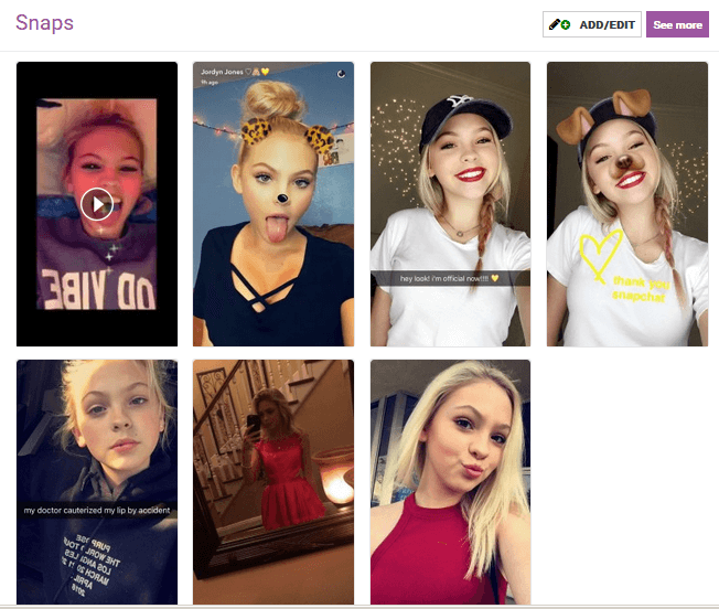 jordyn jones snapchat influencer