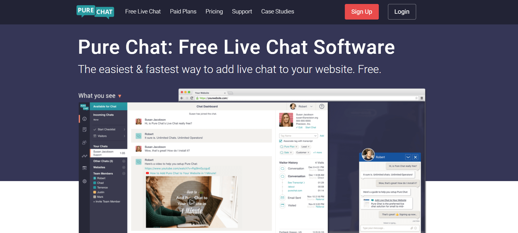 pure chat olark alternative