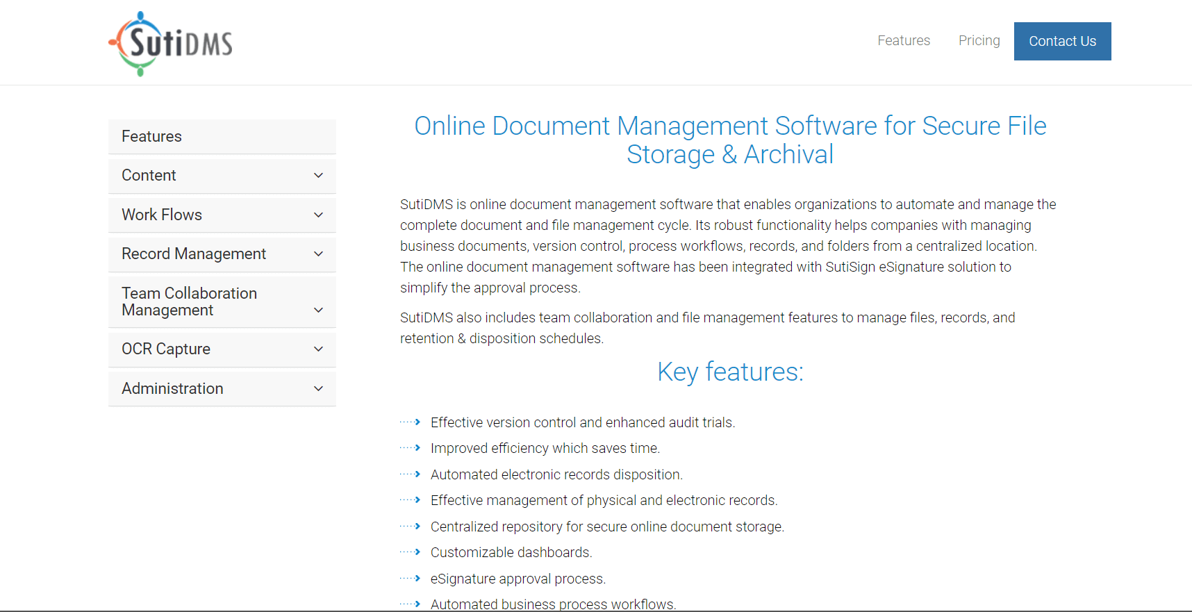 sutisoft document management software