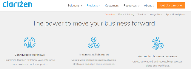 clarizen one project management tool