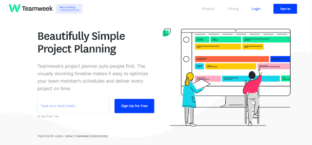 teamweek project management tool