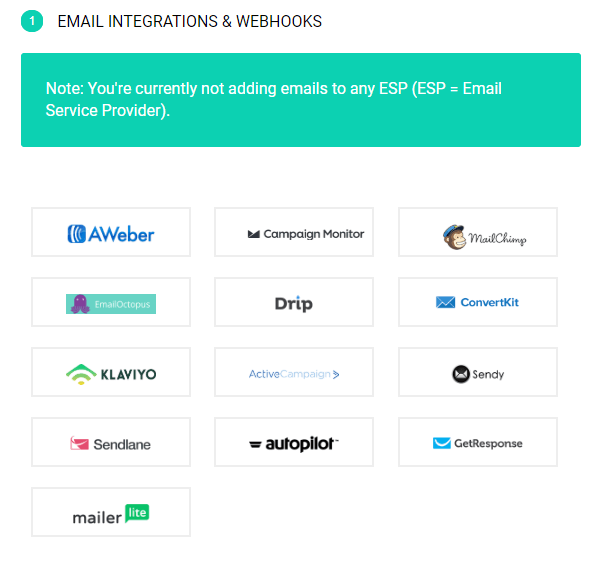 email integrations