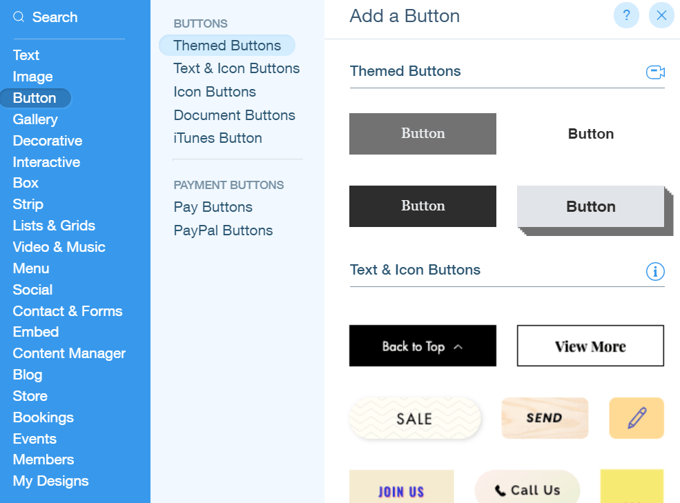 buttons