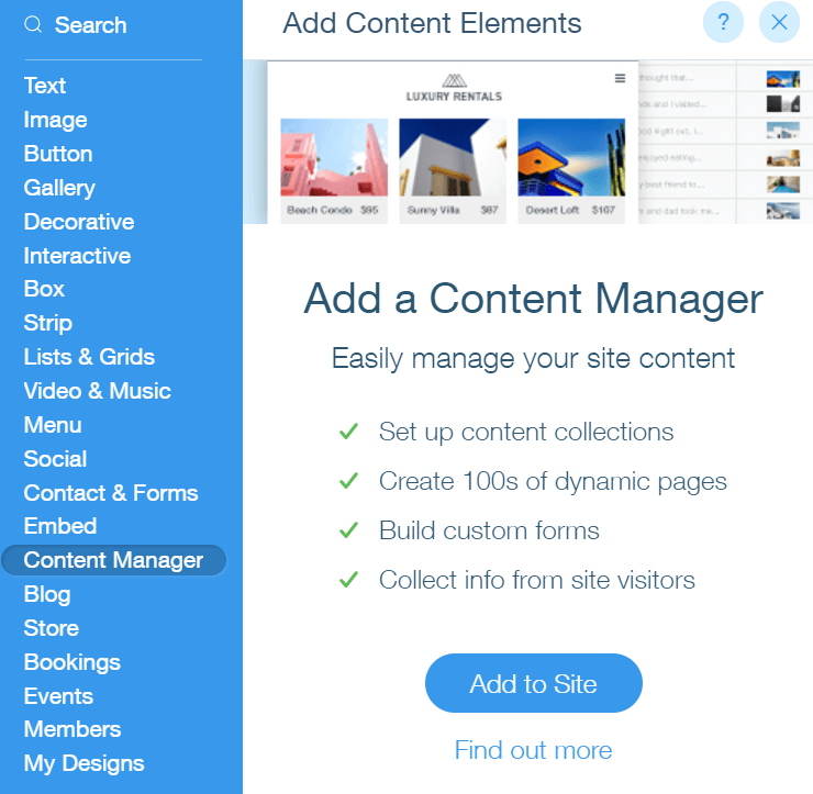 content manager