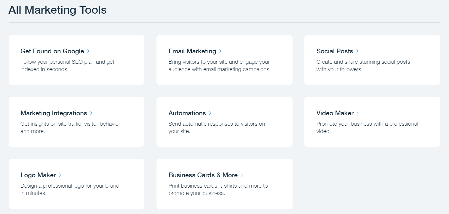 marketing tools