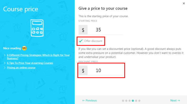 offer discount