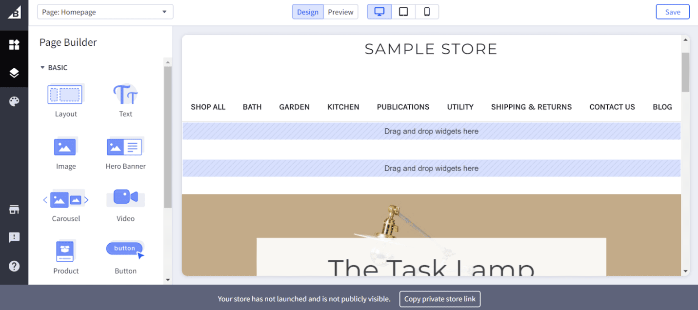 page builder