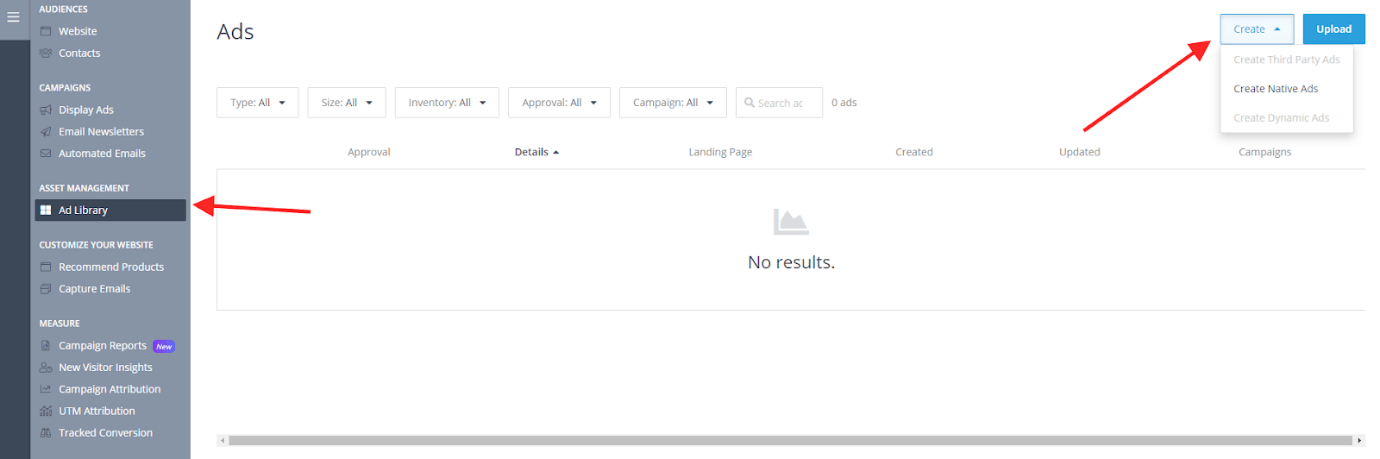 adroll ad library
