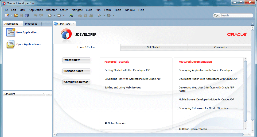 oracle jdeveloper