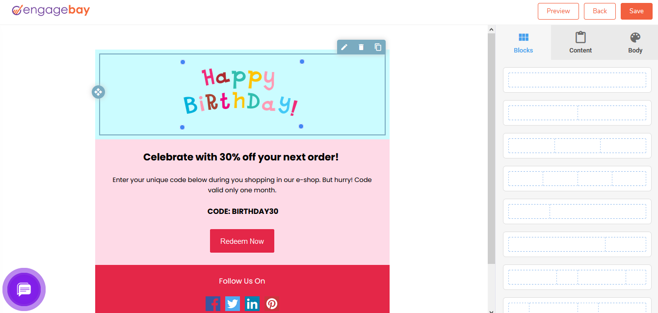 email templates color style