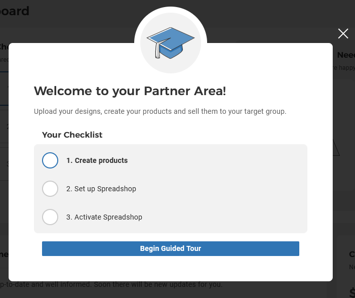 spreadshop create products