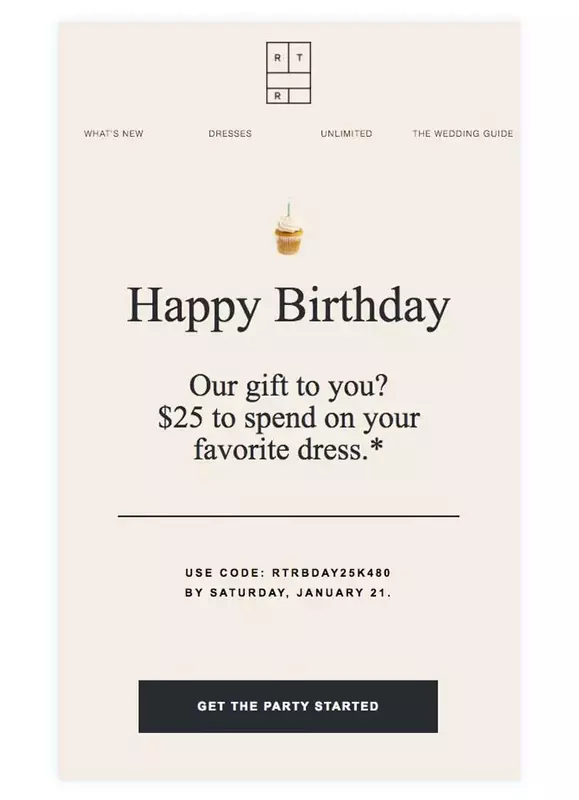 happy birthday email