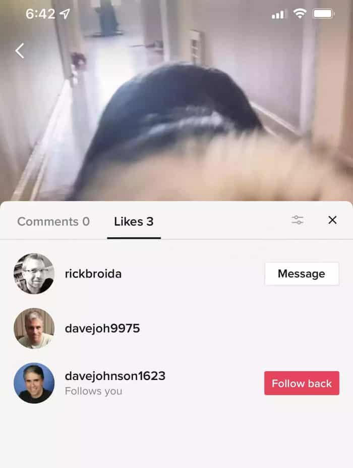 3 who have liked or commented on that video