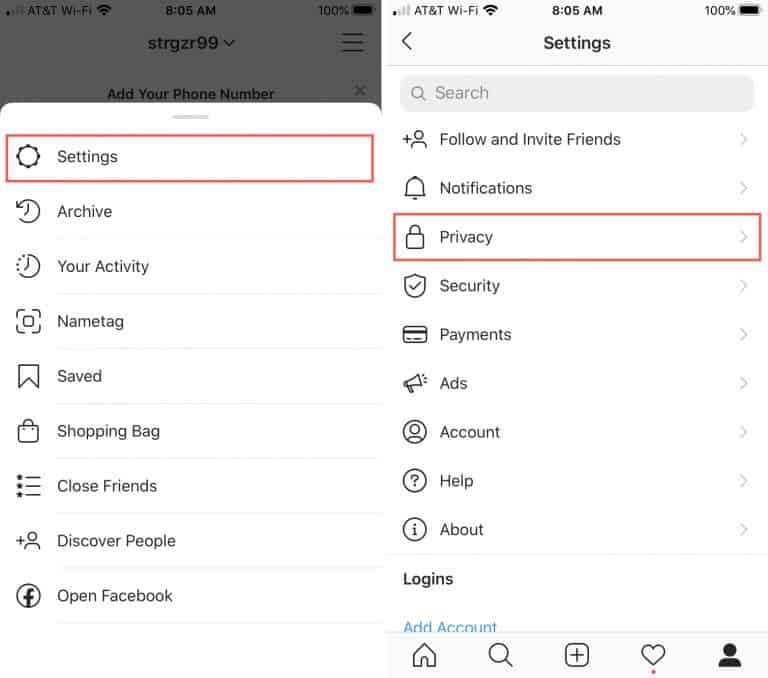 how to block people from seeing your story