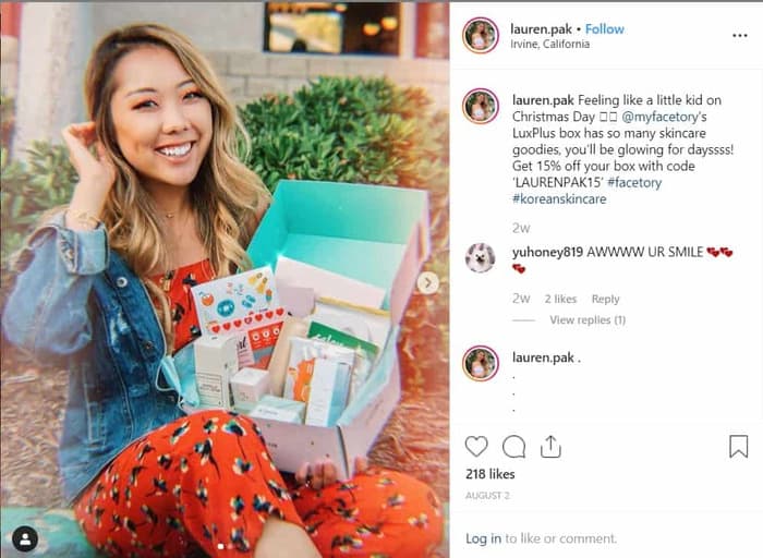work with influencers