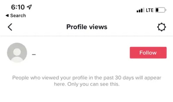 tiktok profile view