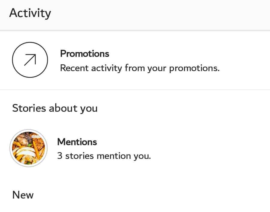 instagram mentions notification