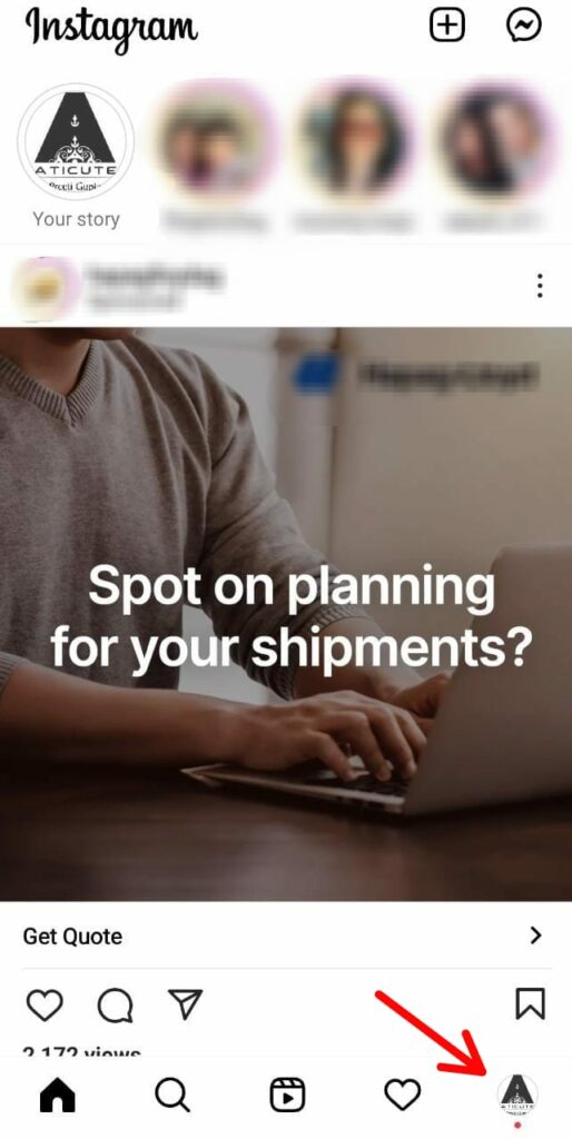 how to find instagram profile link