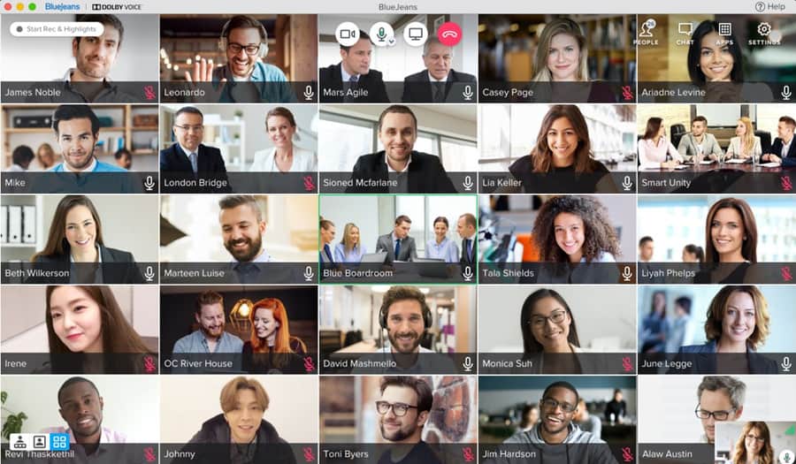 bluejeans virtual meeting platform