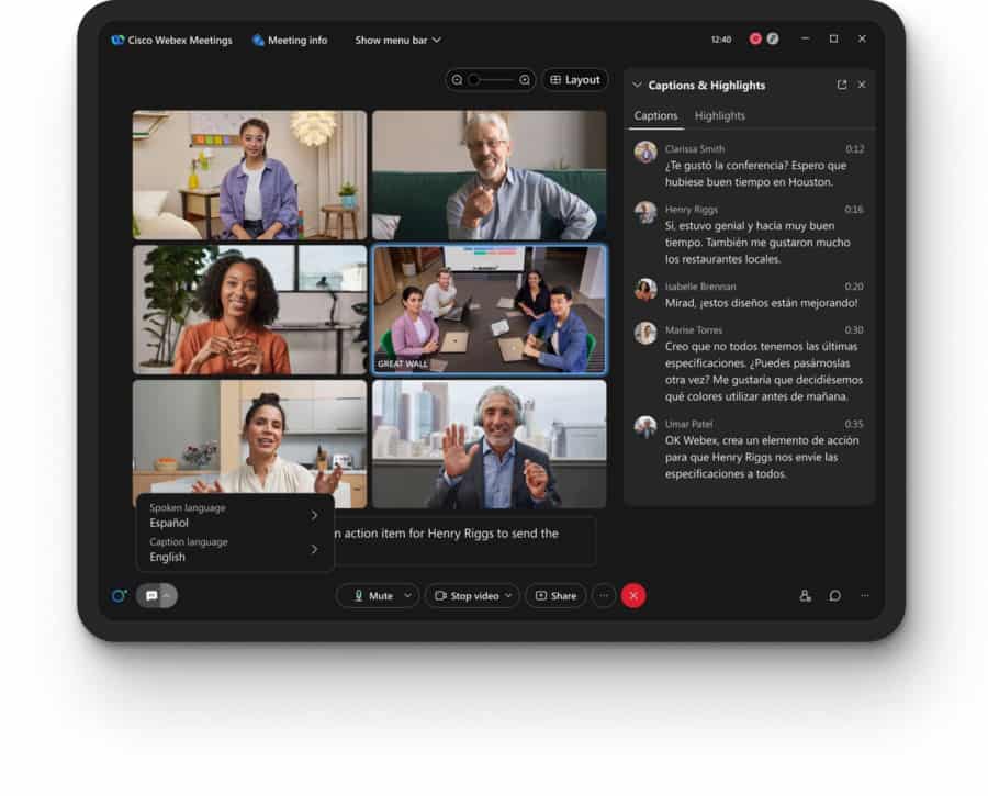 cisco webex video program