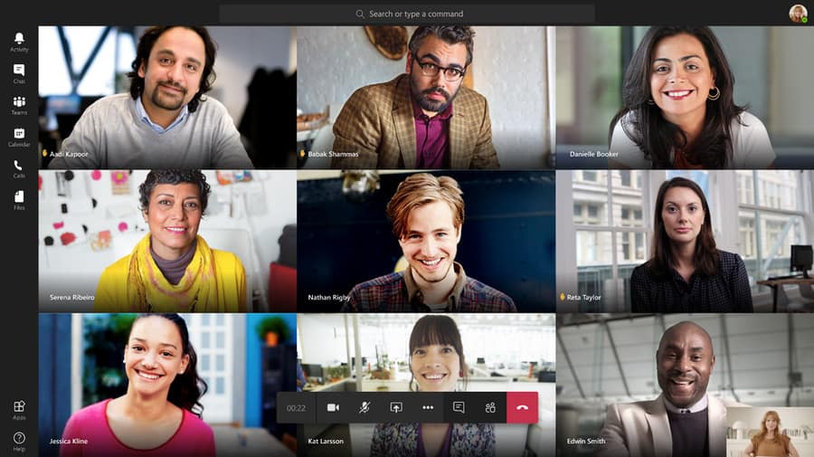 microsoft teams video conferencing program