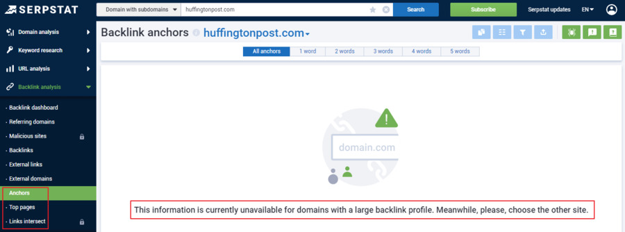 serpstat backlinks anchors