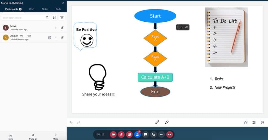 zohomeeting video conferencing software program