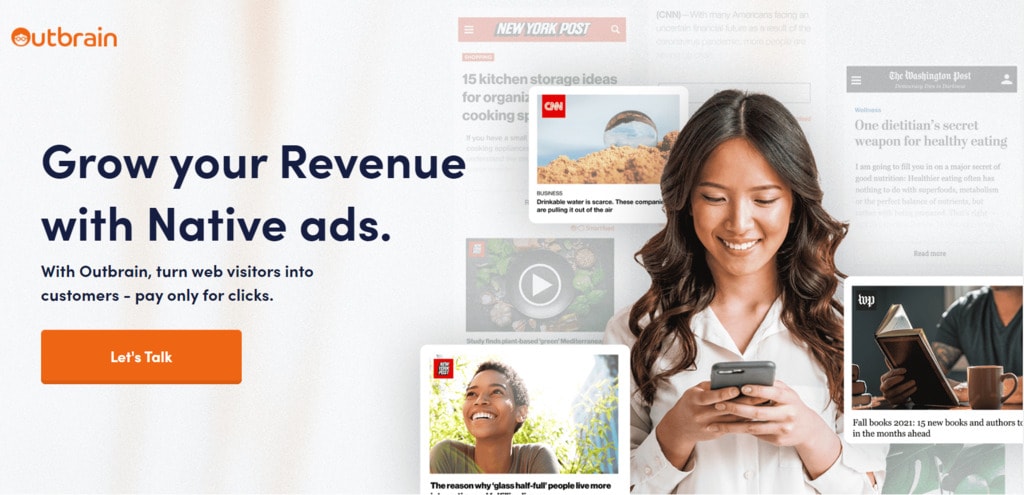 outbrain landing page