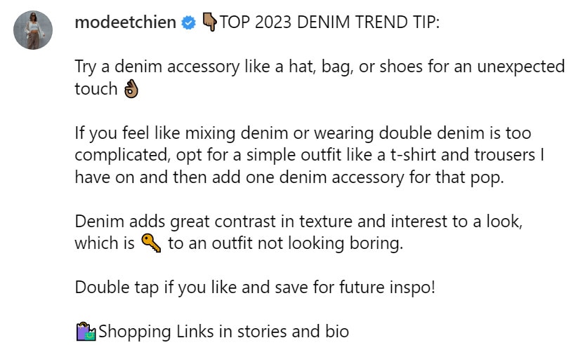instagram caption with emojis example