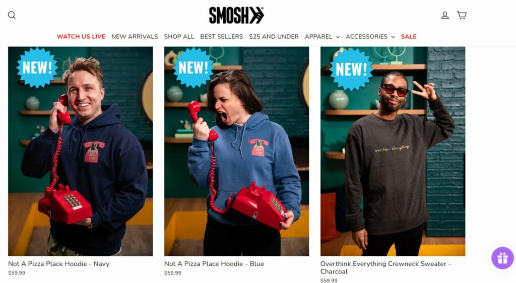 smosh main page