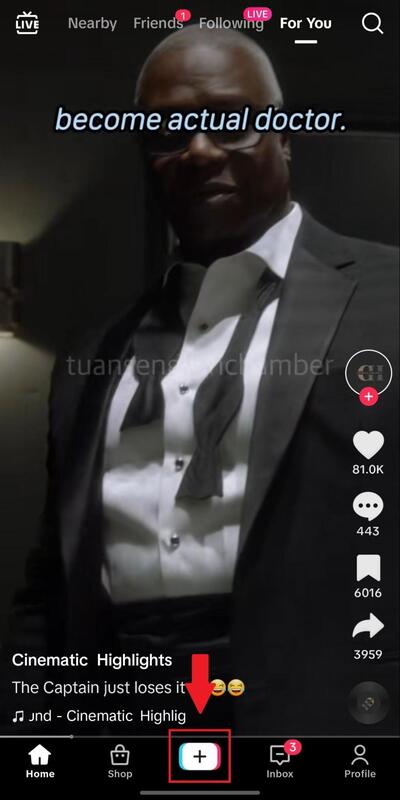 tiktok editor example