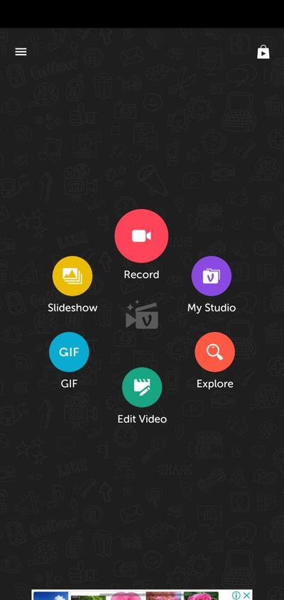 vizmato home screen