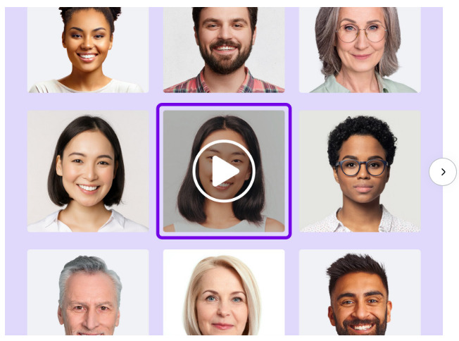 canva ig stories app - ai presenter