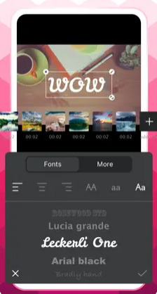 cutstory ig stories app - editing options