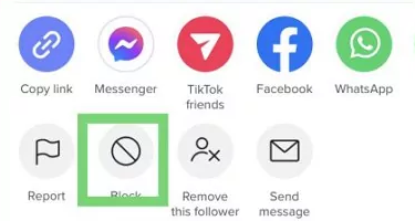 how to block someone on tiktok