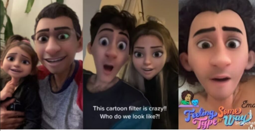 selfies transformed into random disney characters